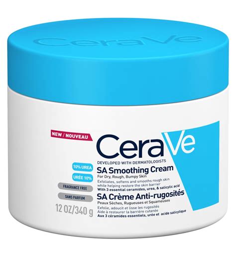 Cerave Sa Smoothing Salicylic Acid Cream Pot 340g Skinfreaks