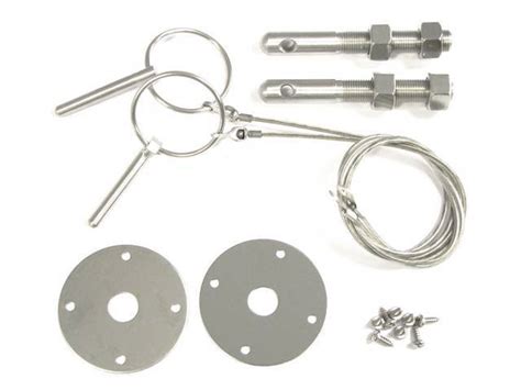 Hood Pin Kit Deluxe All Stainless Steel 16700 11a National Parts