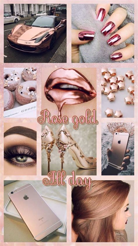 Pin By 💕 Reveuse💕 On ⭐️ Girly Girl ‍⭐️ Rose Gold Aesthetic Gold