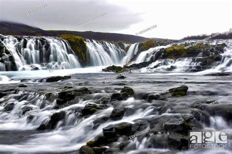 Bruarfoss Is Also Called The Blue Waterfall And Means Bridge Over