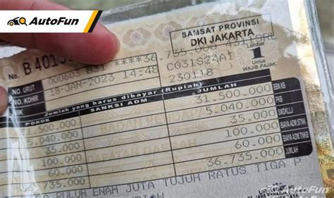 Pahami Lagi Syarat Cara Dan Biaya Urus STNK Yang Hilang AutoFun