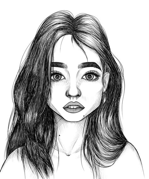 Artstation Sketch Girl