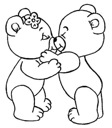 Hugs And Kisses Coloring Coloring Pages
