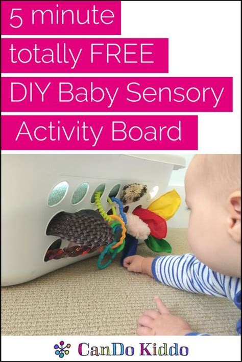 5 Minute 0 Diy Baby Sensory Activity Board Baby Sensory Infant
