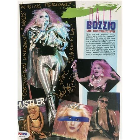 missing persons dale bozzio signed photo gfa authenticated