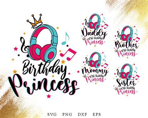 Tik Tok Birthday Princess Svg Bundle Birthday Squad Svg Tik Etsy Uk
