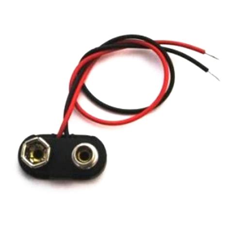 9 Volt Battery Connector For Guitar And Bass T Type