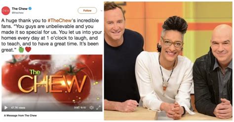 After 7 Successful Seasons Abc Has Canceled The Chew