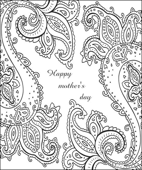 Get This Mothers Day Coloring Pages For Adults Printable 64781