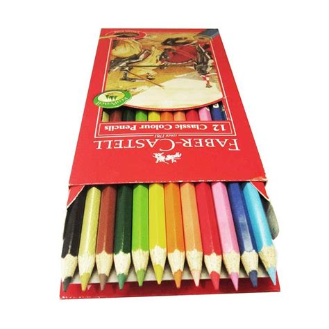 Jual Faber Castell 115852 Classic 12 Colour Pencils Large Di Seller