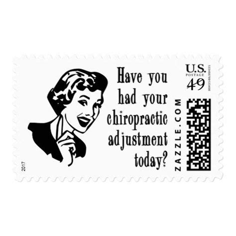 Retro Chiropractic Ad Postage Self Inking Stamps Ink Stamps Stamp
