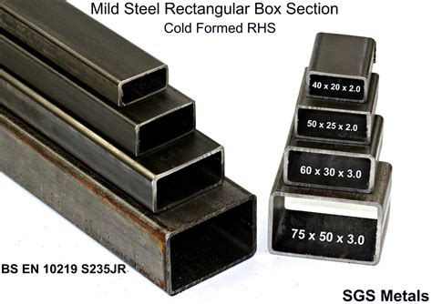 MILD STEEL RECTANGULAR BOX Section 40 50 60 75 100mm Bandsaw Cut EBay