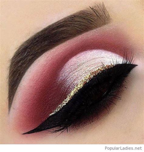 Gold And Pink Eye Makeup Mugeek Vidalondon