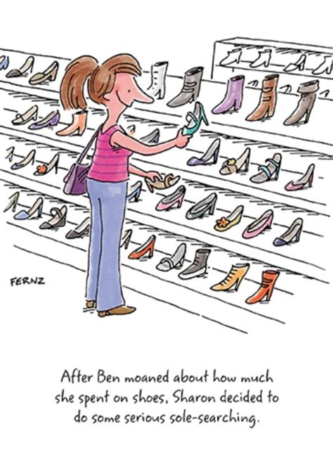 Sharon Shoe Shopping Funny Birthday Greeting Card Cards Birthday