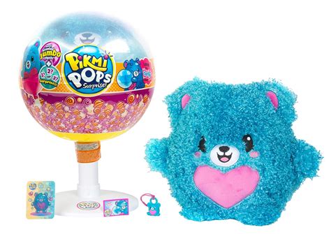 Pikmi Pops Surprise Jumbo Plush Animal Soft Plush Toy Bear