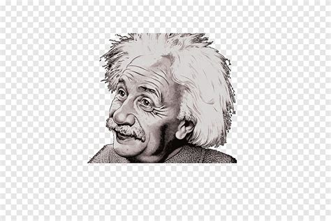 T Shirt Albert Einstein Smile Smile Einsteins Head Peint Visage Png