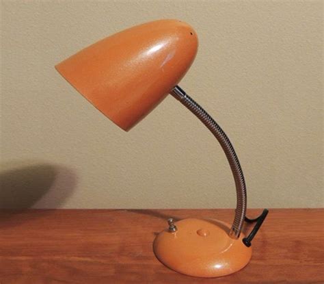 Retro Orange Desk Lamp By Artbymandel On Etsy 1800 Desk Lamp