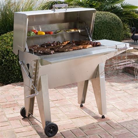 Stainless Steel Charcoal Barbecue Grill By100 101 Cozydays