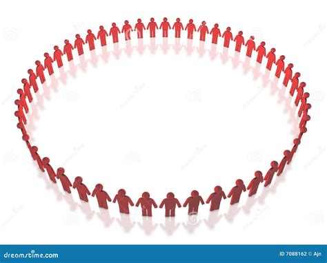 Human Circle Stock Illustration Illustration Of Community 7088162