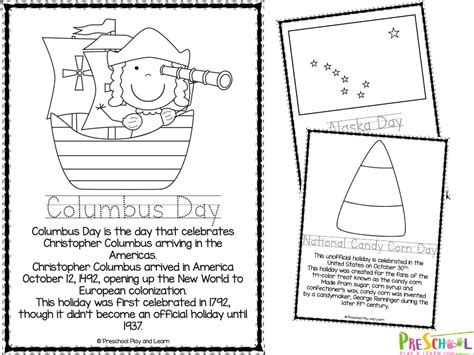 Free Printable Columbus Day Worksheets Worksheets For Kindergarten