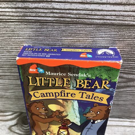 Little Bear Campfire Tales Nick Jr Vhs Tape Maurice Sendaks Nickelodeon
