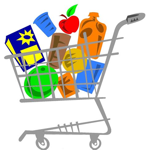 Grocery Shopping Cart Clipart Clipart Best Clipart Best