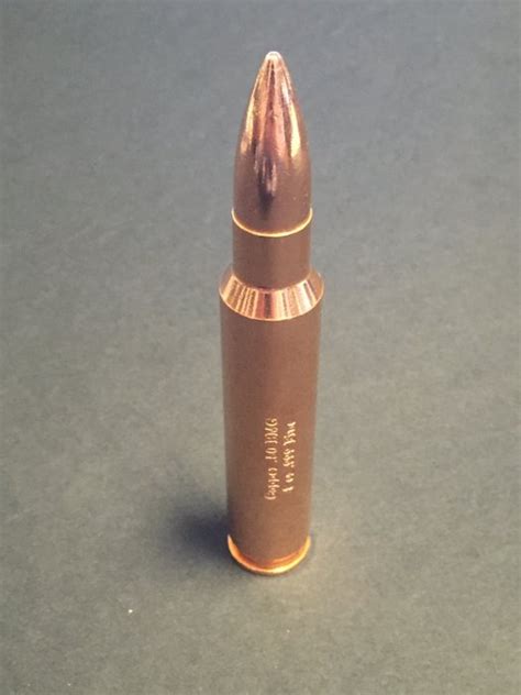 Usa 8 Oz 999 Copper Ntr Metals Bullet Cartridge 50 Bmg Calibre