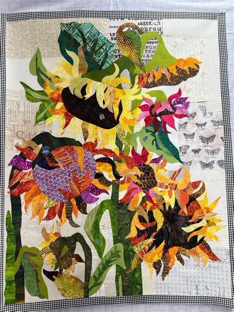 Sunflower Collage Quilt