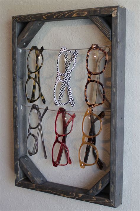 Sunglass And Eyeglass Holder Rack Display By Theboxandwhisker 40 00 Diy Display Jewerly