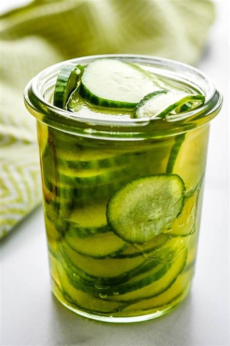 Quick Pickled Cucumbers Recipe Quick Pickled Pickling Cucumbers