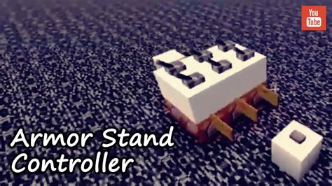 Armor Stand Controller With Command Command In Description Youtube