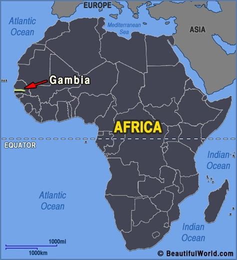 Gambia Africa Map Facts And Information Beautiful World Travel Guide