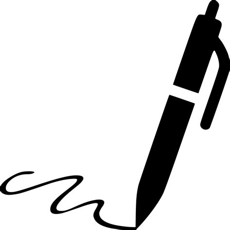 Svg Marker Stift Schreiben Schreiben Kostenloses Svg