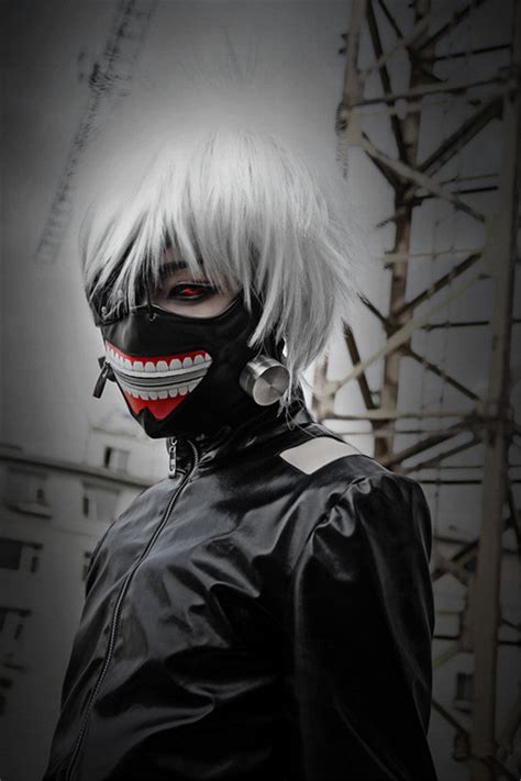 Kaneki Ken Mask Tokyo Ghoul Kaneki Ken Cosplay Mask Uniqso