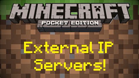 How To Join Multiplayer Servers In Minecraft Pocket Edition Youtube