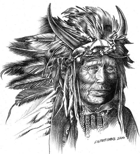 On Deviantart Native American Drawing Native American