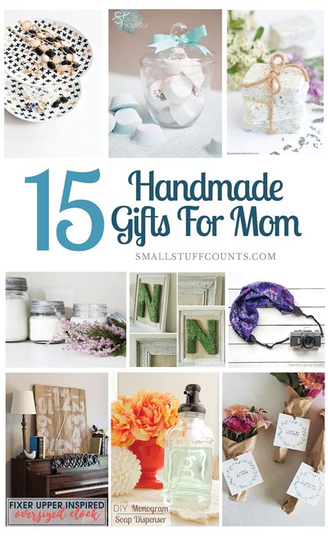 Some moms run marathons, others run companies, and still others run around town, ferrying offspring from their violin lessons to tae kwon do classes to softball practice. 15 Beautiful DIY Gift Ideas For Mom | Mom birthday gift ...