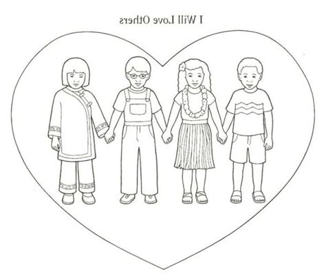 It is the command to love your neighbor. The Best love your neighbor coloring page - http ...