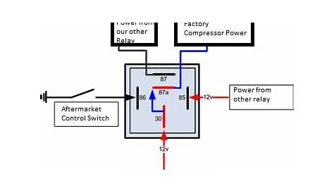 relay for compressor motor wiring diagram
