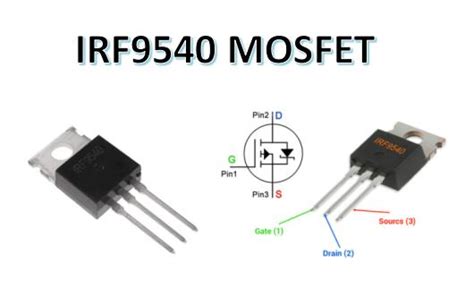 IRF9540 P Channel MOSFET Datasheet Pinout Equivalent Easybom