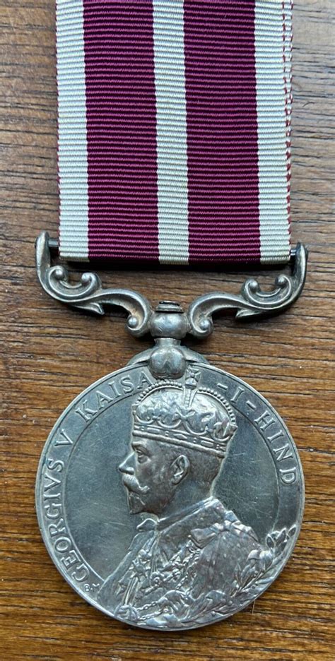 Kgv Indian Army Meritorious Service Medal 1621 Lce Dfdr Ram Nath 4cavy
