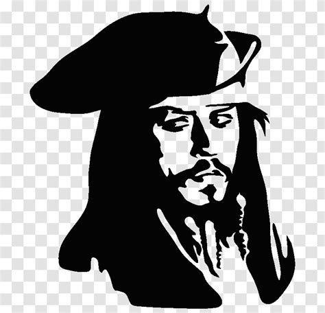 Jack Sparrow Wall Decal Sticker Drawing Johnny Deep Transparent Png