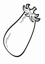 Eggplant Coloring Pages Print sketch template