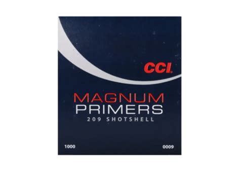 Cci 209m Primers Shotshell Magnum Box Of 1000 10 Trays Of 100 Shop