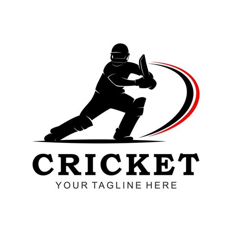 Cricket Vector Logo 8222684 Vector Art At Vecteezy
