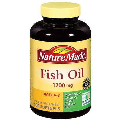 Nature Made Fish Oil 1200 Mg Softgels 100ct