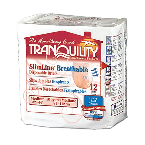 Tranquility Slimline Breathable Tab Diapers Carewell