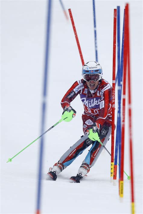 © jeff pachoud norway's henrik kristoffersen celebrates with champagne after winning the chamonix slalom. Kristoffersen wins World Cup slalom, completes Norway ...