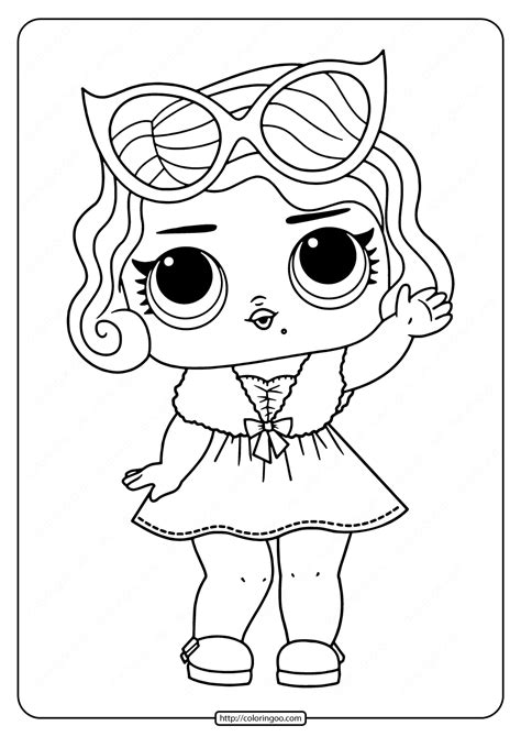 Lol Leading Baby Doll Coloring Page