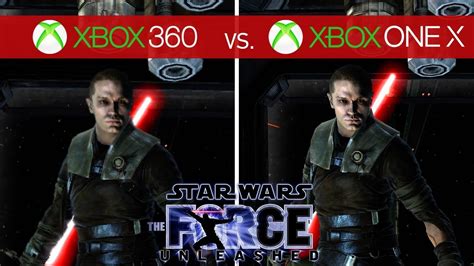 Star Wars The Force Unleashed Comparison Xbox 360 Vs Xbox One X